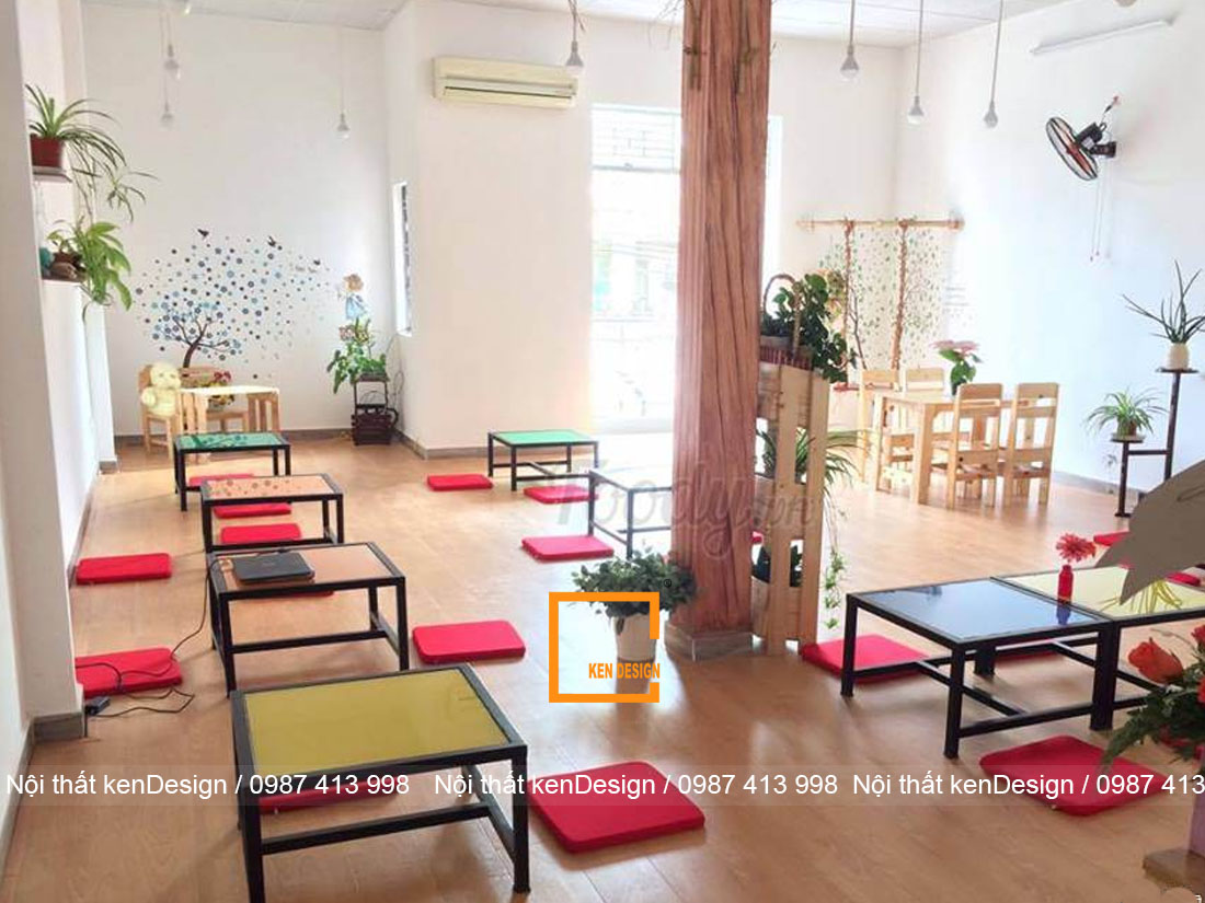 thiết kế quán cafe ngồi bệt